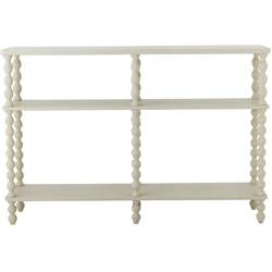 Salino Console Table, White, Rubberwood