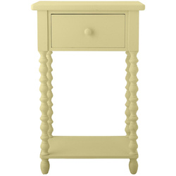 Salino Side Table, Yellow, Pine