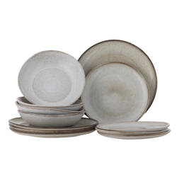 Sandrine Dinnerware Set, Nature, Stoneware