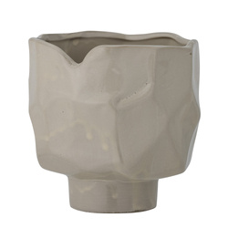 Sella Flowerpot, Grey, Stoneware