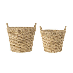 Set of 2 BLOOMINGVILLE MELUNA Natural Baskets