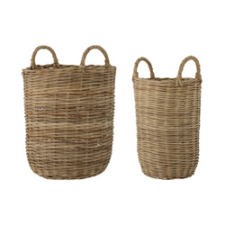 Set of 2 BLOOMINGVILLE SEDE Baskets Natural