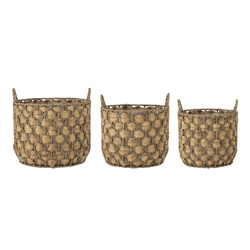 Set of 3 BLOOMINGVILLE JOLEEN Natural Baskets