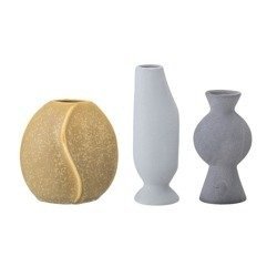 Set of 3 BLOOMINGVILLE multi-colored vases