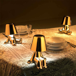 Set of 5 QEEBOO GOLDEN BROTHERS lamps - Ron, Tom, Sam, Bob, Joe