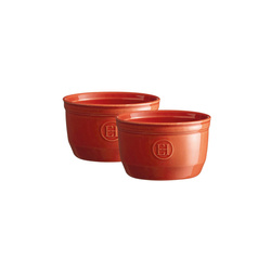 Set of Two Ramekin Baking Bowls - N°10 - Red