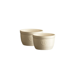 Set of Two Ramekin Baking Bowls - N°9 - Cream