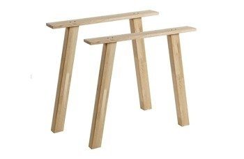 Set of legs for the WOOOD TABLO table, oak