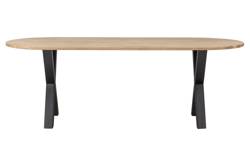 TABLO oak table [FSC] with X leg