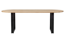 TABLO oval oak table [FSC] with U leg