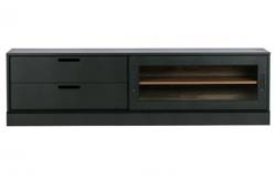 TV CABINET JAMES wooden black [fsc]