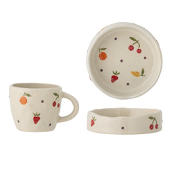 Tatiana Tableware Set, White, Stoneware