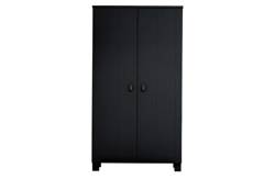 Ties 2-door wardrobe black [fsc]