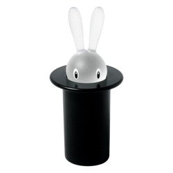 Toothpick Box Rabbit ALESSI Magic Bunny black