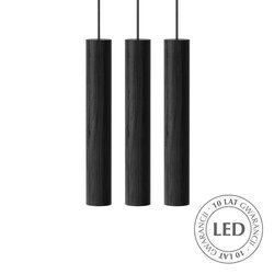 UMAGE CHIMES CLUSTER 3 black pendant lamp