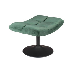 Upholstered stool DUTCHBONE BAR VELVET green