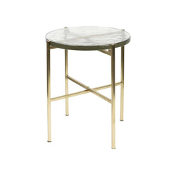 VIDRIO coffee table brass