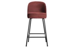 VOGUE bar stool 65cm velvet chestnut