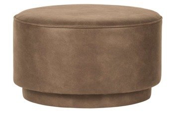 WOOOD COFFEE cognac pouf