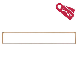 WOOOD shelf MEERT gold 100 cm (outlet)