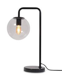 Warsaw table lamp 53cm transparent, black