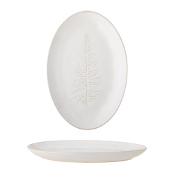 Winter Serving Plate, Nature, Stoneware