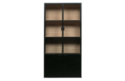 Wood SIVAN display case black