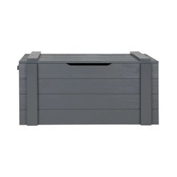 Wooden chest WOOOD Dennis dark gray