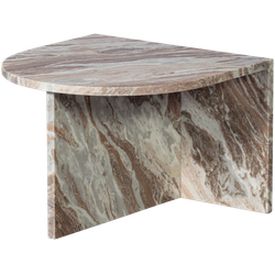 XHAIL oval table, natural marble