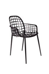 ZUIVER Albert Kuip garden chair black