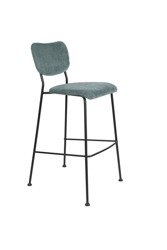 ZUIVER Benson grey-blue bar stool