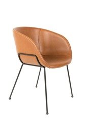 ZUIVER Feston armchair brown