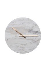 ZUIVER Marble Time clock marble white