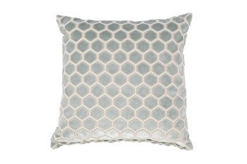 ZUIVER Monty light blue cushion