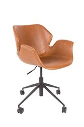 ZUIVER Nikki brown office chair