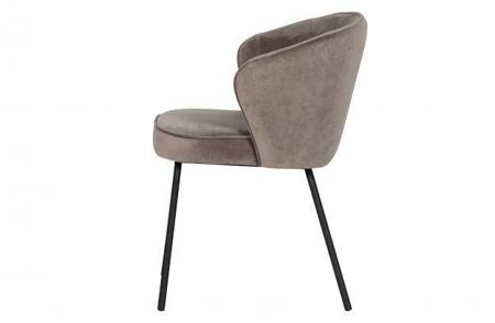 ADMIT velvet khaki dining chair