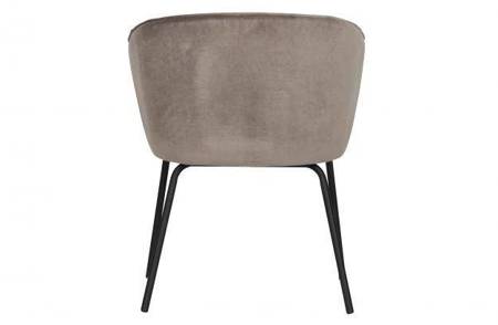 ADMIT velvet khaki dining chair