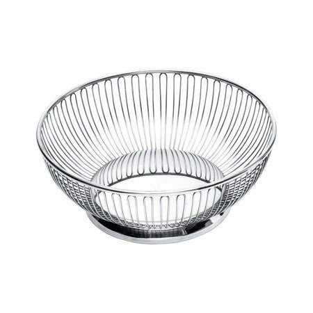 ALESSI 826 round basket medium silver