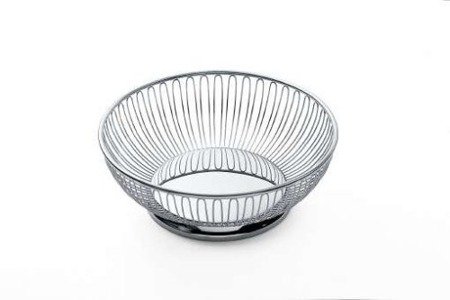 ALESSI 826 round basket small silver