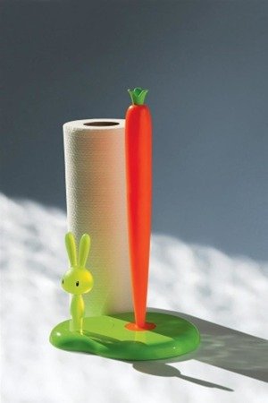 ALESSI Bunny & Carrot Paper Holder Small White