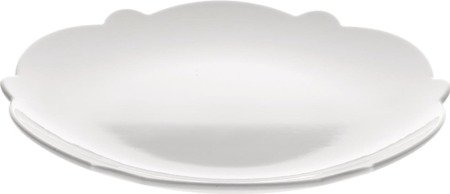 ALESSI Dressed dessert plate white