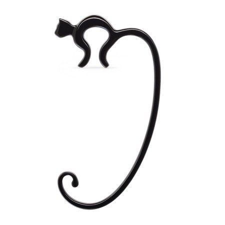 ALESSI Minou Silver Bag Table Hook