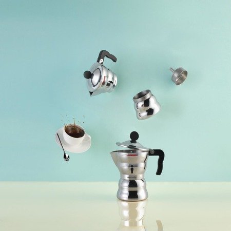 ALESSI Moka espresso maker small silver