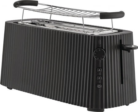 ALESSI PLISSE toaster warmer black