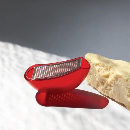 ALESSI Parmenide cheese grater red