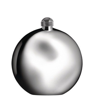 ALESSI Shot Steel Hip Flask Silver