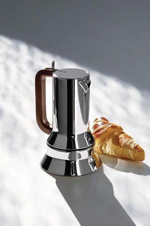 ALESSI espresso coffee maker for induction small silver