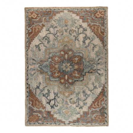 AMORI rug 160x230 blue/brick