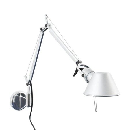 ARTEMIDE Tolomeo Micro silver wall lamp