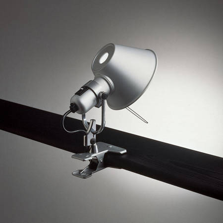 ARTEMIDE Tolomeo Pinza Micro LED lamp, silver